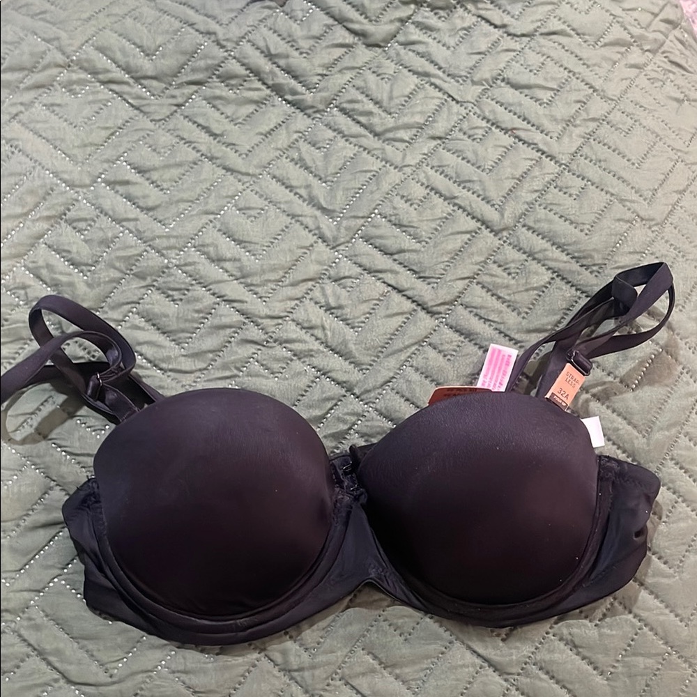 NWT Pink by Victoria’s Secret Black Women's Push-Up Bra